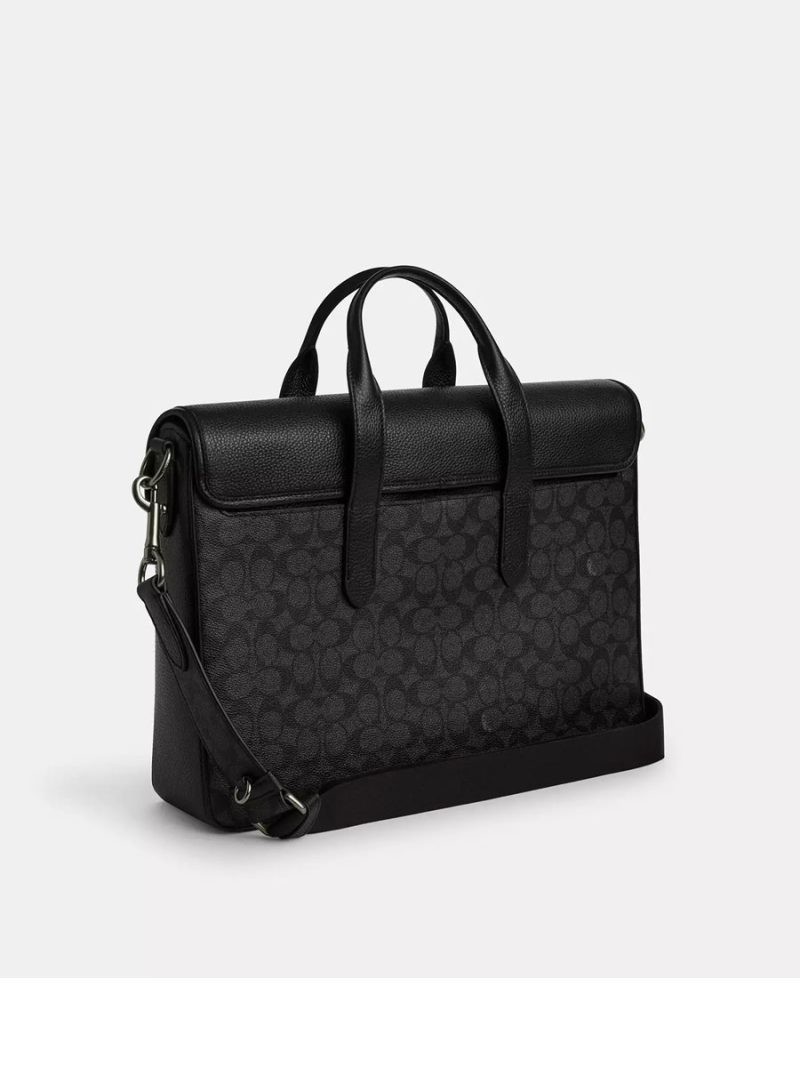 COACH Sullivan Portfolio Brief In Signature Canvas - Image 3