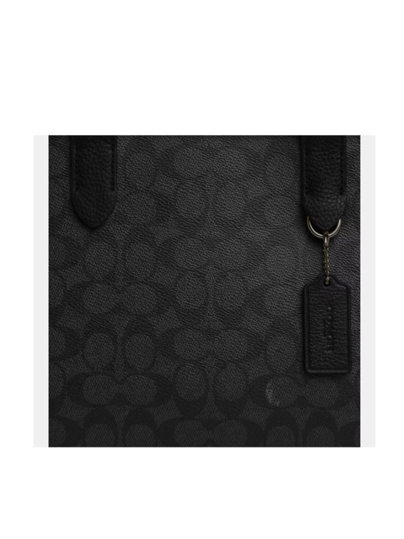 COACH Sullivan Portfolio Brief In Signature Canvas - Image 4
