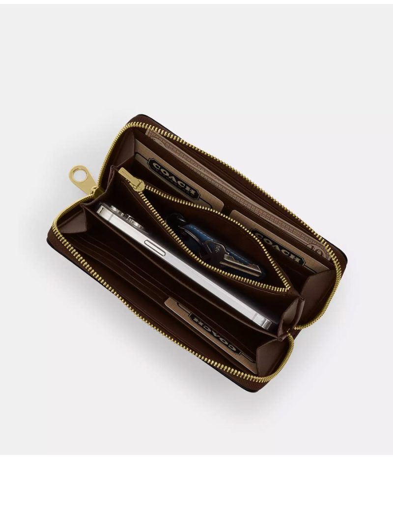 COACH Long Zip Around Wallet - Image 3