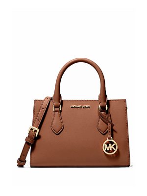 MICHAEL Michael Kors Sheila Small Faux Saffiano Leather Satchel (AS IS)