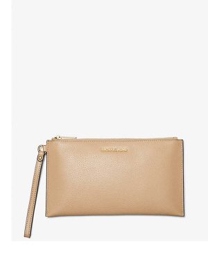 MICHAEL Michael Kors Jet Set Travel Large Pebbled Leather Pouch