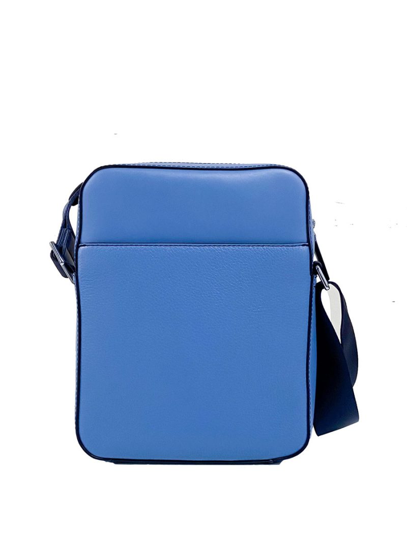 MICHAEL Michael Kors Cooper Logo Embossed Pebbled Leather Flight Bag - Image 4