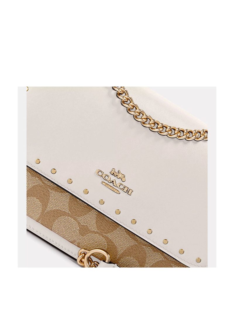 COACH Klare Crossbody In Signature Canvas With Rivets (AS IS) - Image 2