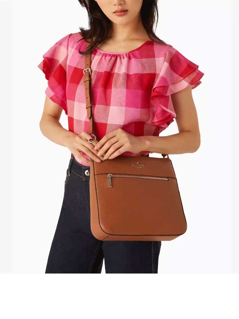 KATE SPADE Leila Pebbled Leather Swingpack Crossbody - Image 4