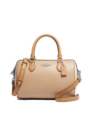COACH Rowan Satchel In Colorblock (No Long Strap)