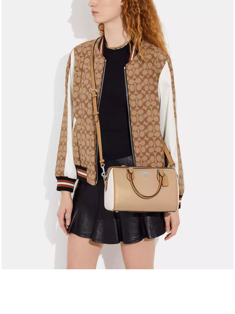 COACH Rowan Satchel In Colorblock (No Long Strap) - Image 4