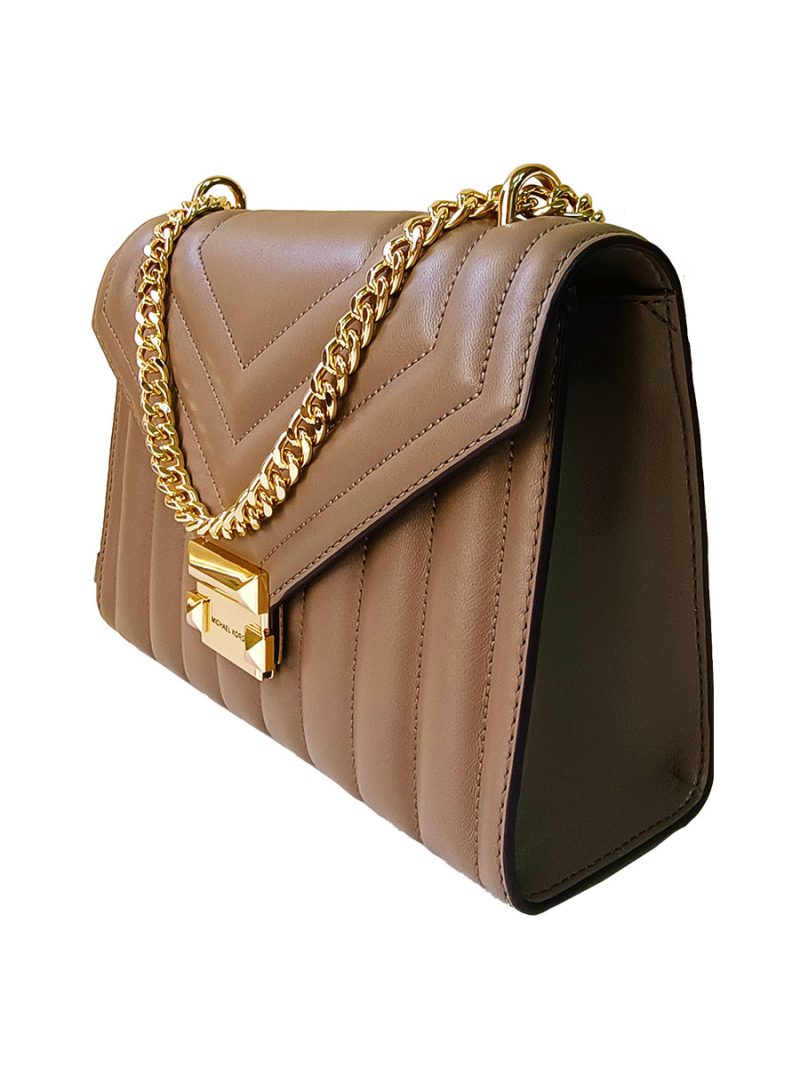 MICHAEL Michael Kors Whitney Medium Quilted Leather Convertible Shoulder Bag - Image 3