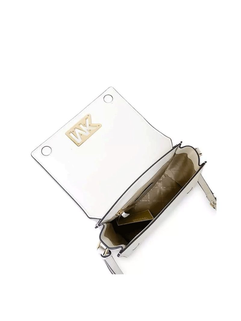 MICHAEL Michael Kors Mimi Medium Leather Messenger Bag (AS IS) - Image 2