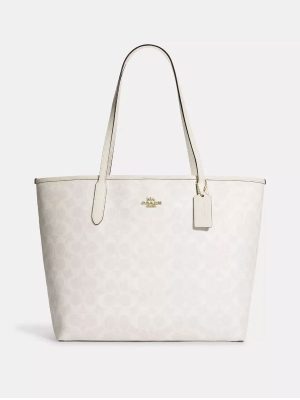COACH City Tote In Signature Canvas (AS IS)