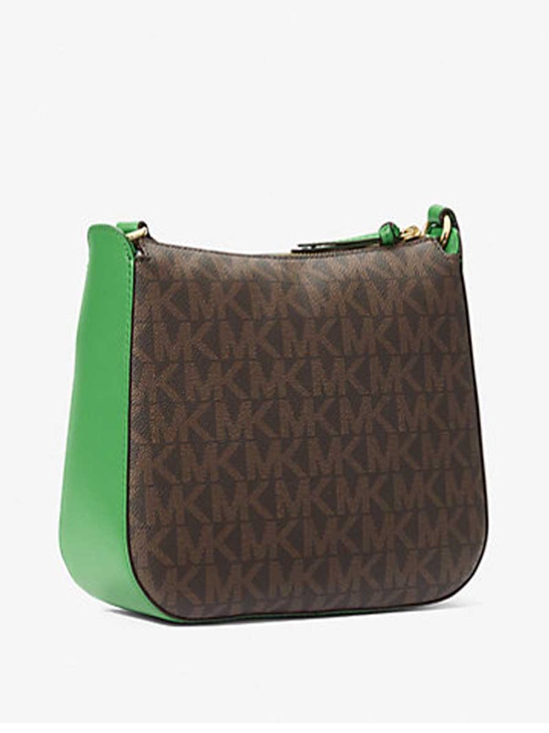 MICHAEL Michael Kors Samira Large Signature Logo Messenger Bag - Image 3