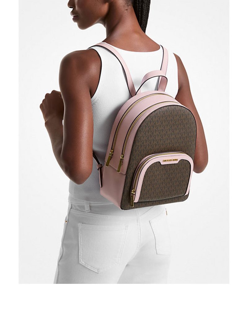 MICHAEL Michael Kors Jaycee Medium Logo Backpack - Image 4