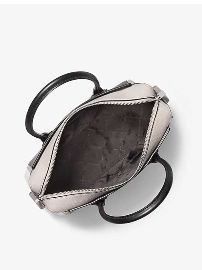 MICHAEL Michael Kors Mercer Medium Color-Block Belted Satchel - Image 2