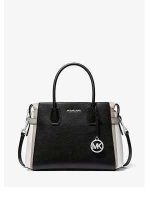 MICHAEL Michael Kors Mercer Medium Color-Block Belted Satchel