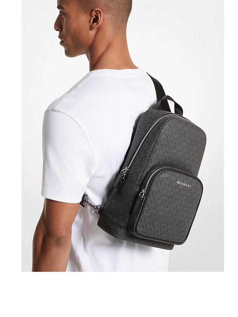 MICHAEL Michael Kors Cooper Logo Sling Pack - Image 4