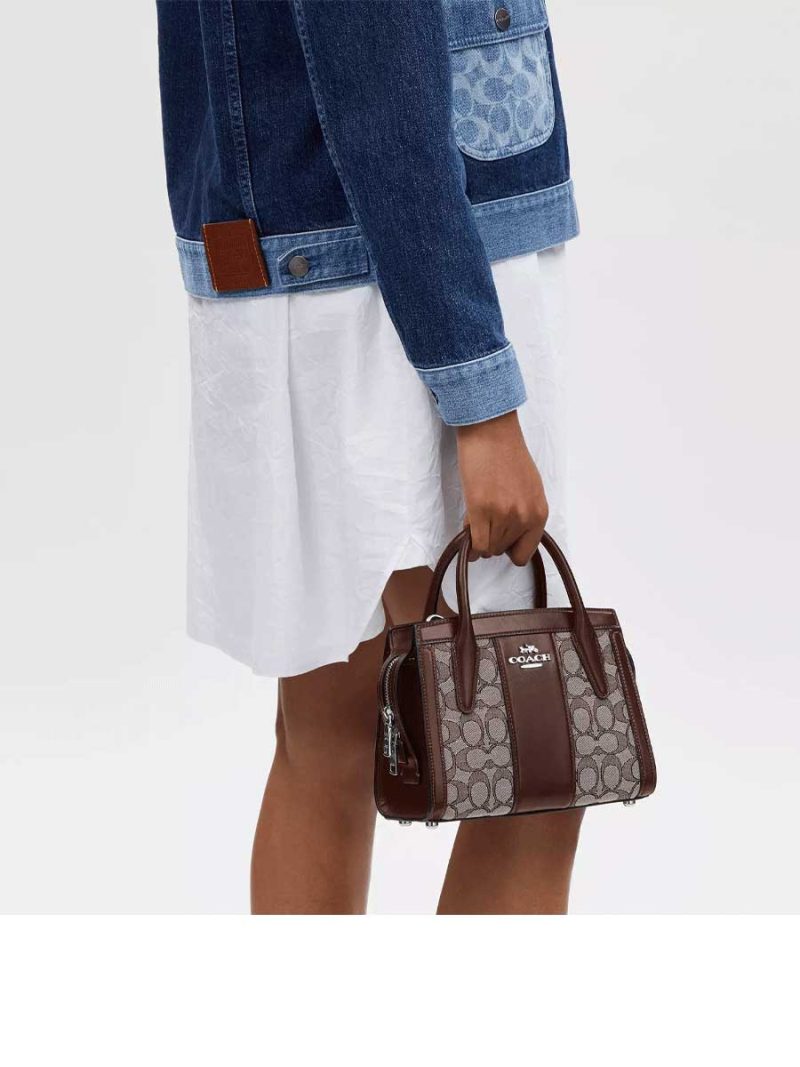 COACH Andrea Carryall Bag In Signature Jacquard - Image 5
