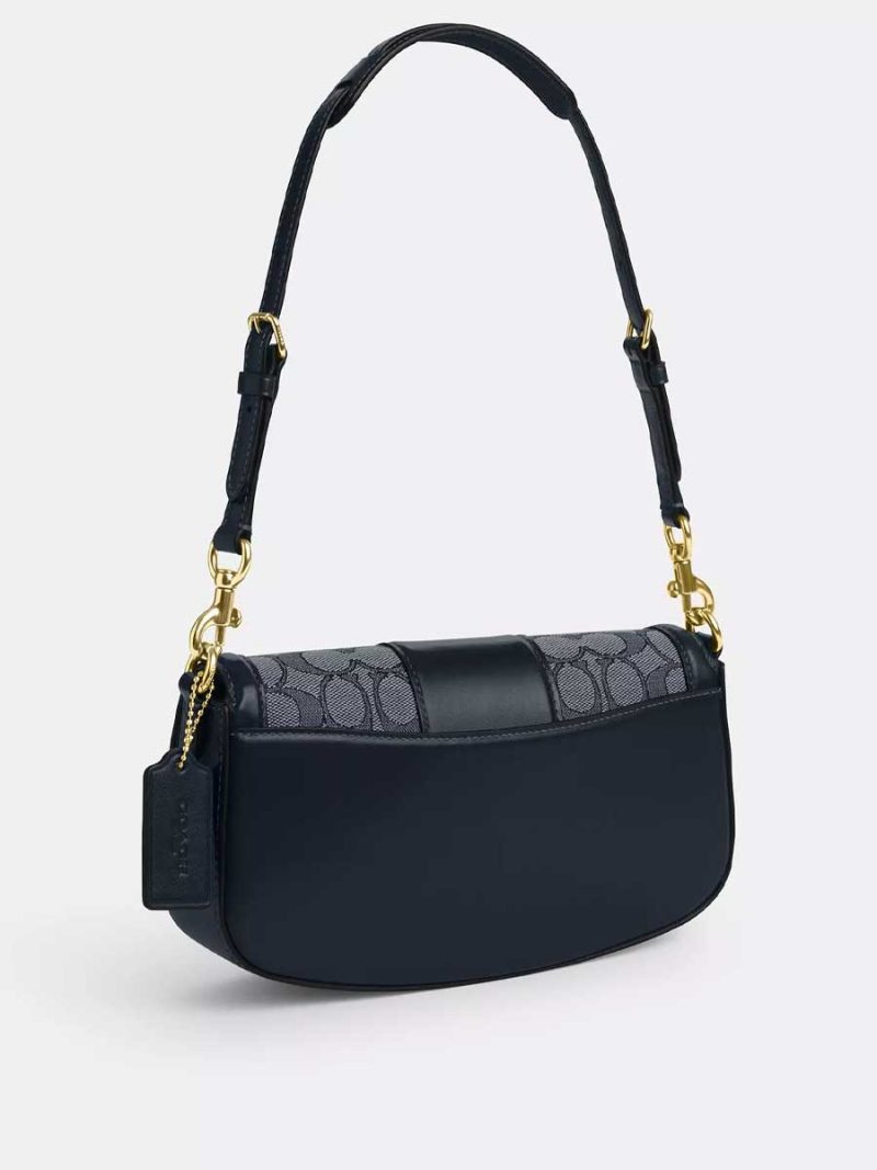 COACH Andrea Shoulder Bag In Signature Jacquard - Image 3