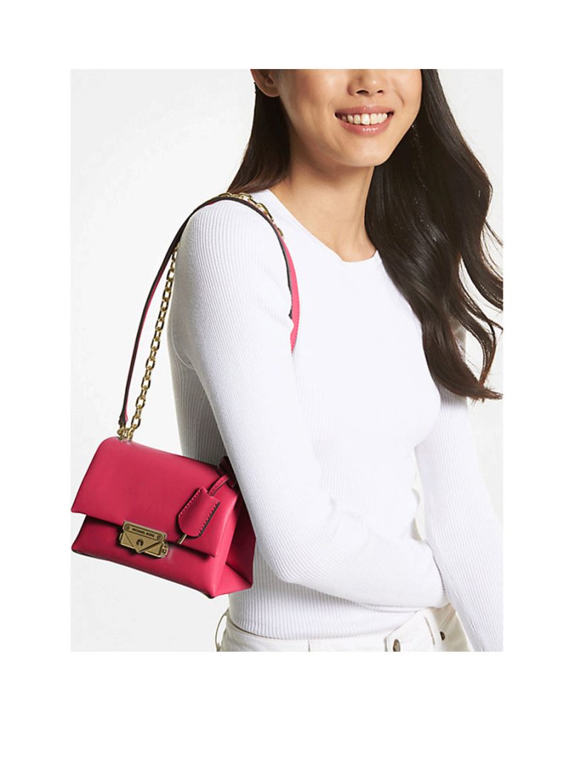 MICHAEL Michael Kors Cece Small Faux Leather Shoulder Bag - Image 4