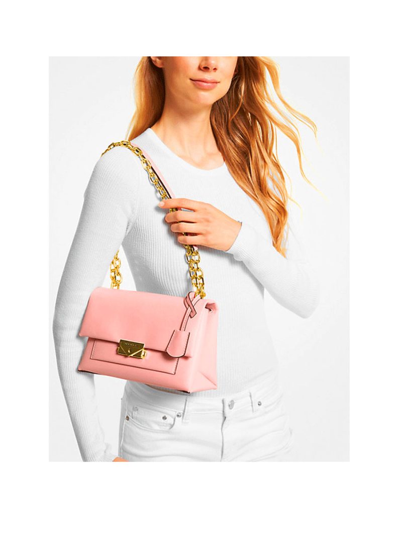 MICHAEL Michael Kors Cece Medium Faux Leather Shoulder Bag - Image 4