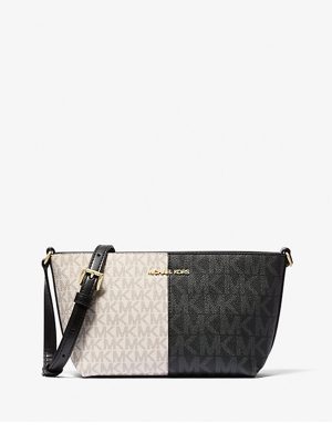 MICHAEL Michael Kors Jet Set Small Two-Tone Logo Crossbody Bag