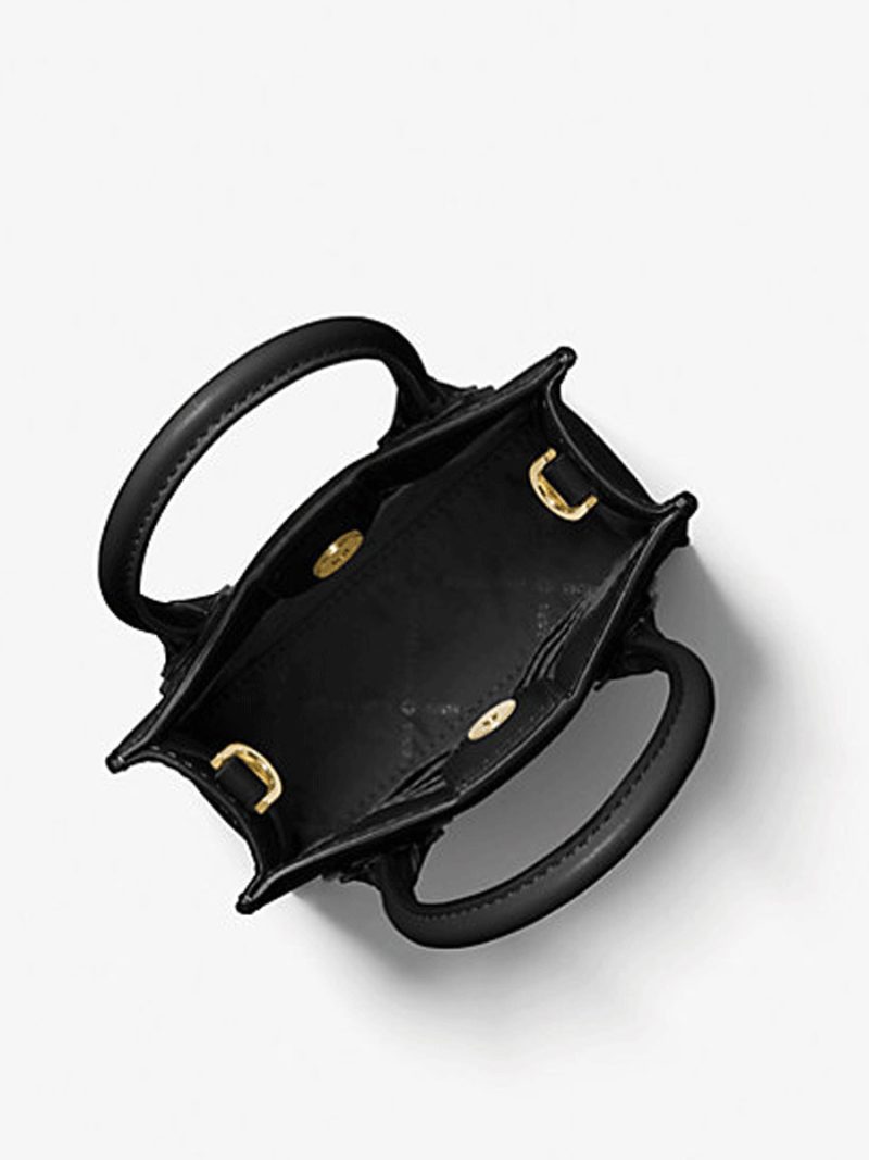 MICHAEL Michael Kors Mercer Extra-Small Pebbled Leather Crossbody Bag - Image 2