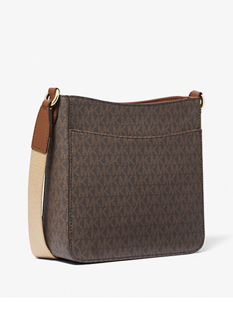 MICHAEL Michael Kors Jet Set Travel Small Signature Logo Messenger Bag - Image 3
