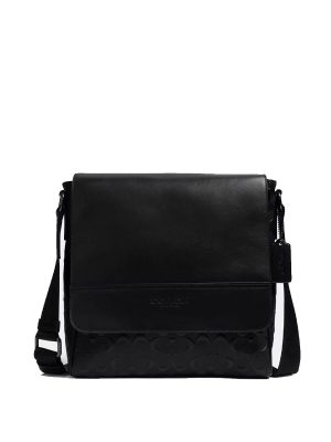 COACH Houston Map Bag In Signature Leather