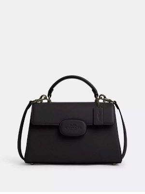 COACH Eliza Top Handle With Leather Covered Closure