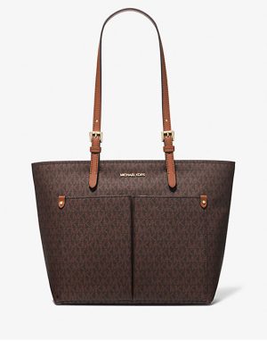 MICHAEL Michael Kors Jet Set Medium Logo Pocket Tote Bag