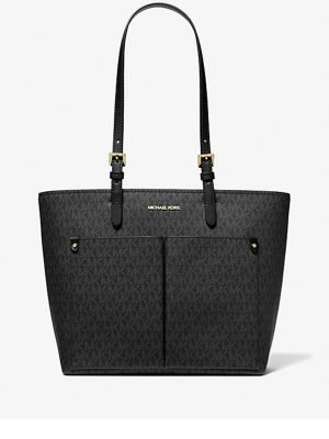 MICHAEL Michael Kors Jet Set Medium Logo Pocket Tote Bag