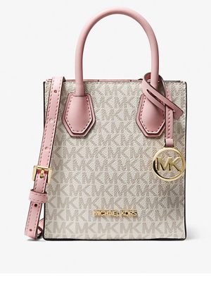 MICHAEL Michael Kors Mercer Extra-Small Logo and Leather Crossbody Bag