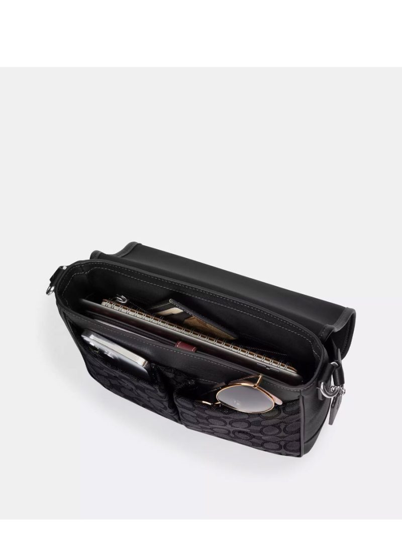 COACH Sprint Map Bag 25 In Signature Jacquard - Image 4