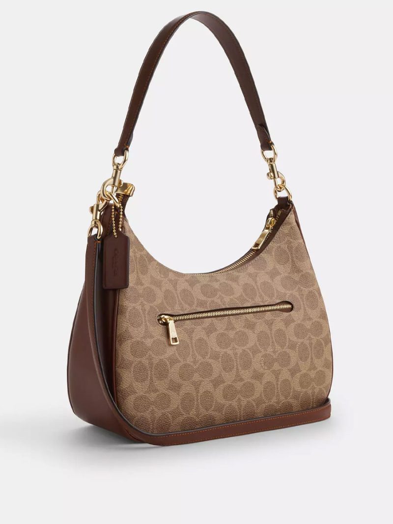 COACH Teri Hobo Bag In Signature Canvas - Image 4