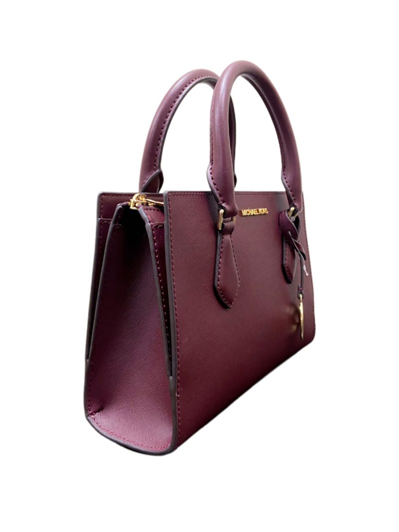 MICHAEL Michael Kors Sheila Small Faux Saffiano Leather Satchel - Image 3