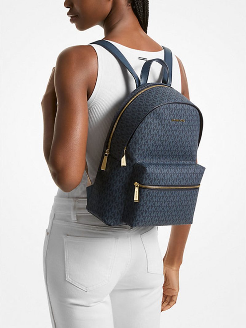 MICHAEL KORS Sally Medium 2-In-1 Logo Backpack - Image 5