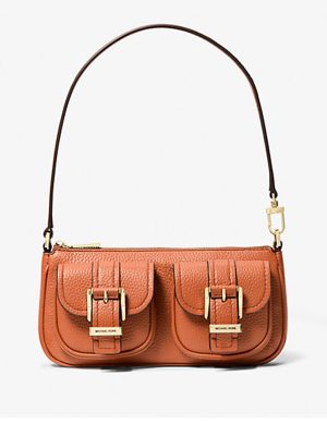 MICHAEL Michael Kors Zoe Small Pebbled Leather Pochette