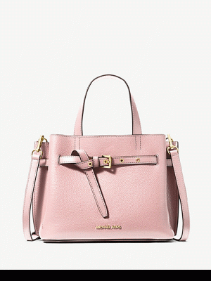 MICHAEL Michael Kors Emilia Small Pebbled Leather Satchel