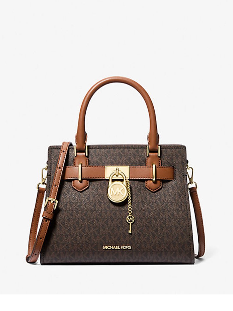 MICHAEL Michael Kors Hamilton Small Logo Satchel