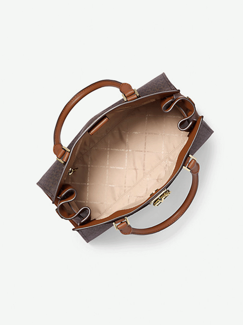 MICHAEL KORS Hamilton Medium Logo Satchel - Image 2