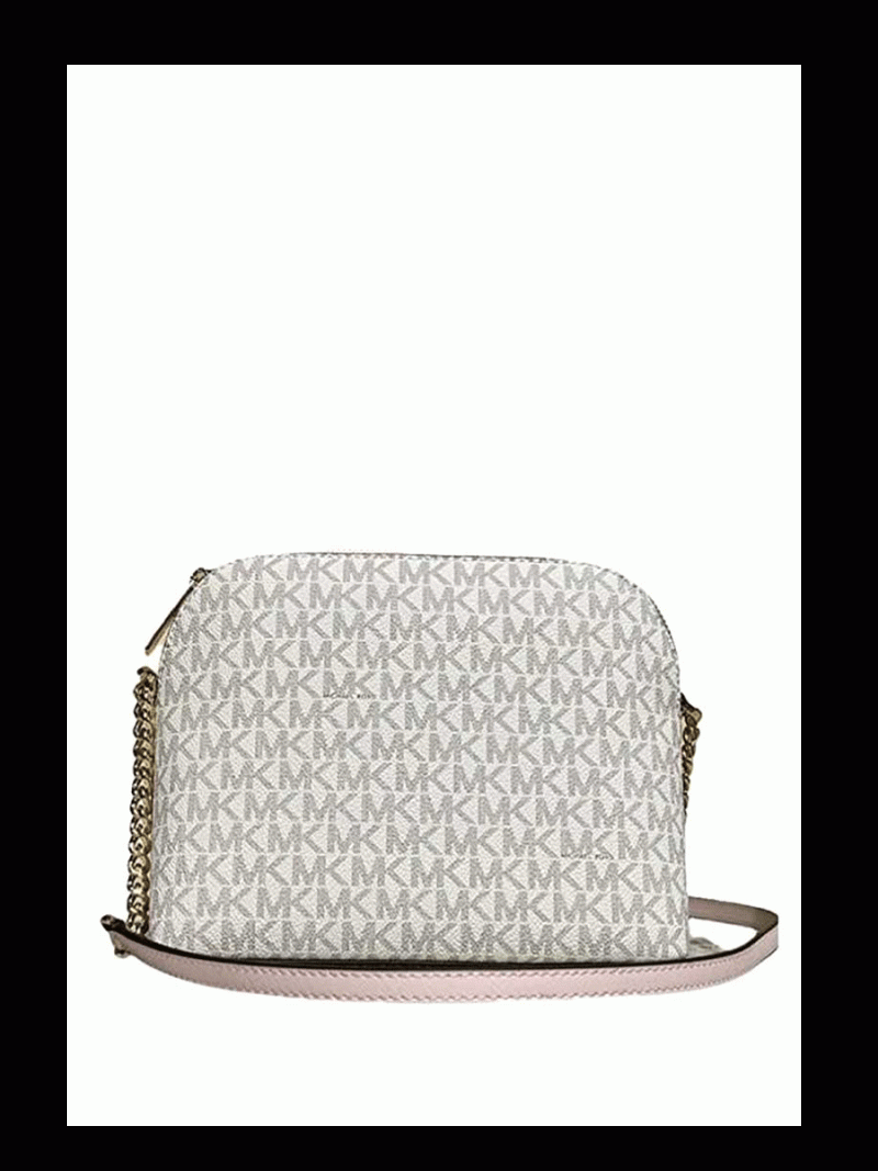 MICHAEL Michael Kors Jet Set Travel Medium Logo Dome Crossbody Bag - Image 3