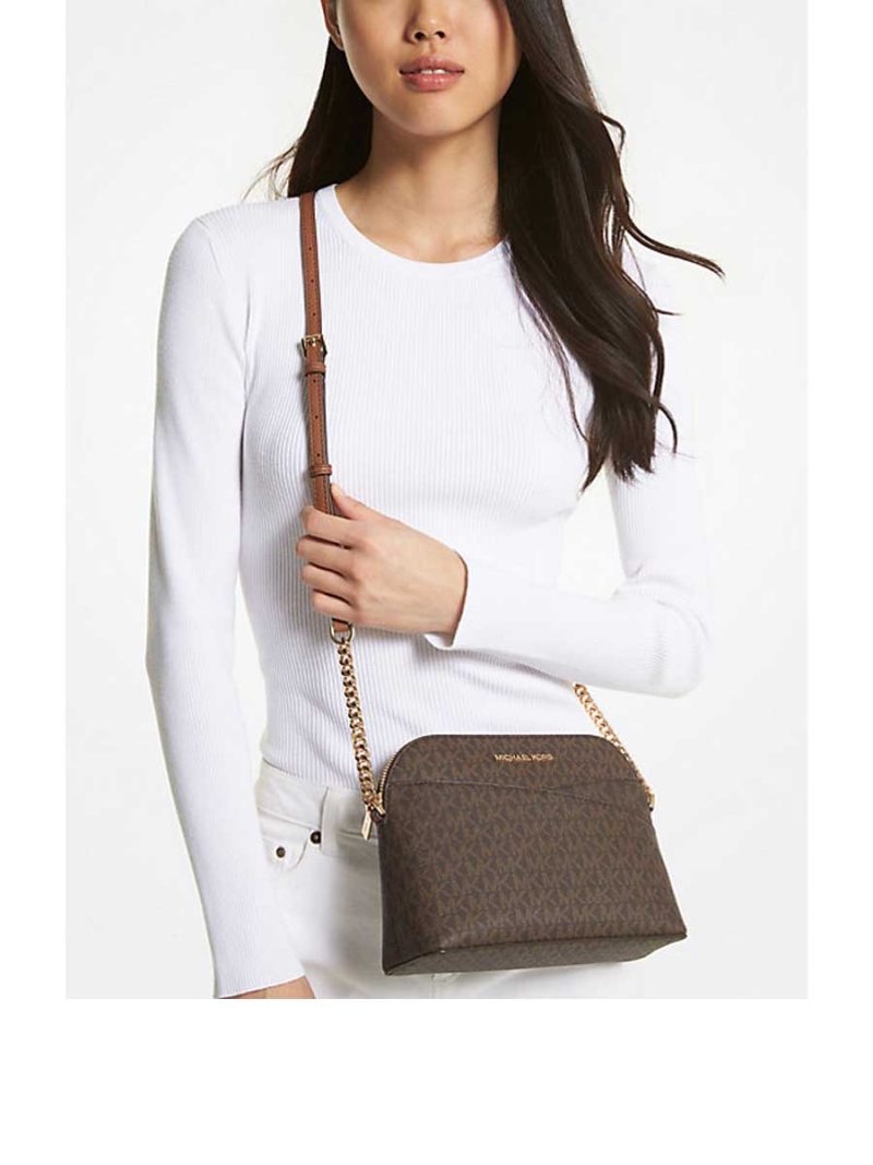MICHAEL Michael Kors Jet Set Travel Medium Dome Crossbody - Image 3