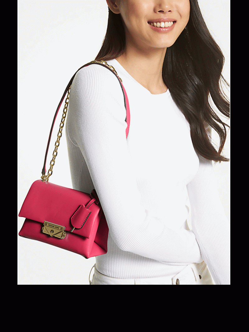 MICHAEL Michael Kors Cece Small Faux Leather Shoulder Bag - Image 4