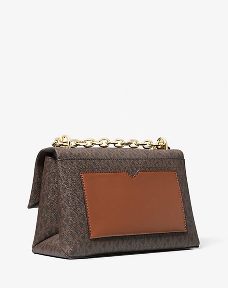 MICHAEL Michael Kors Cece Medium Logo Shoulder Bag - Image 3