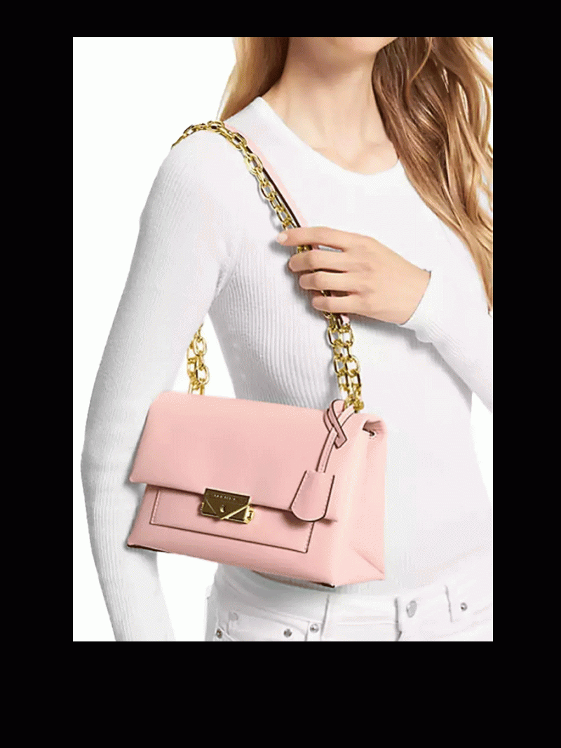MICHAEL Michael Kors Cece Medium Faux Leather Shoulder Bag - Image 4