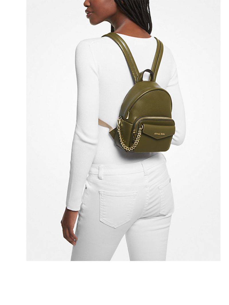 MICHAEL Michael Kors Maisie Extra-Small Pebbled Leather 2-in-1 Backpack - Image 5