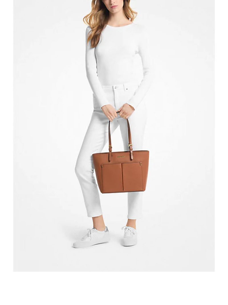 MICHAEL Michael Kors Jet Set Medium Pocket Tote Bag - Image 3