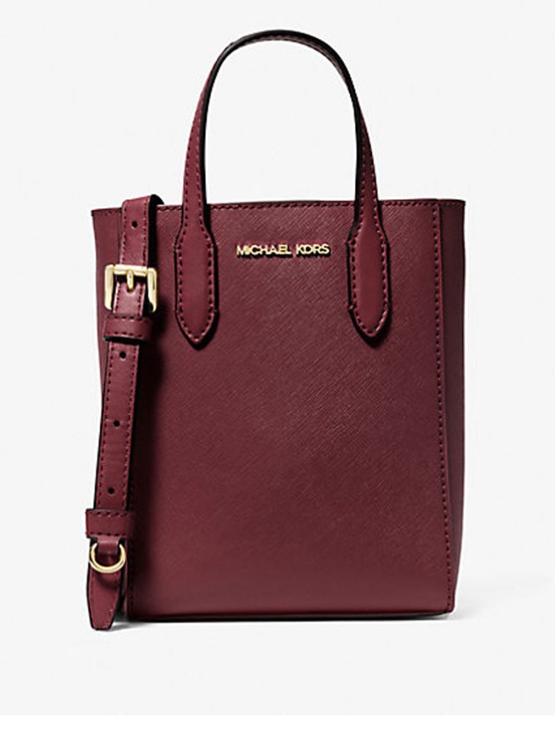 MICHAEL Michael Kors Vincent Extra-Small Saffiano Leather Crossbody Bag With Logo Card Case - Image 3