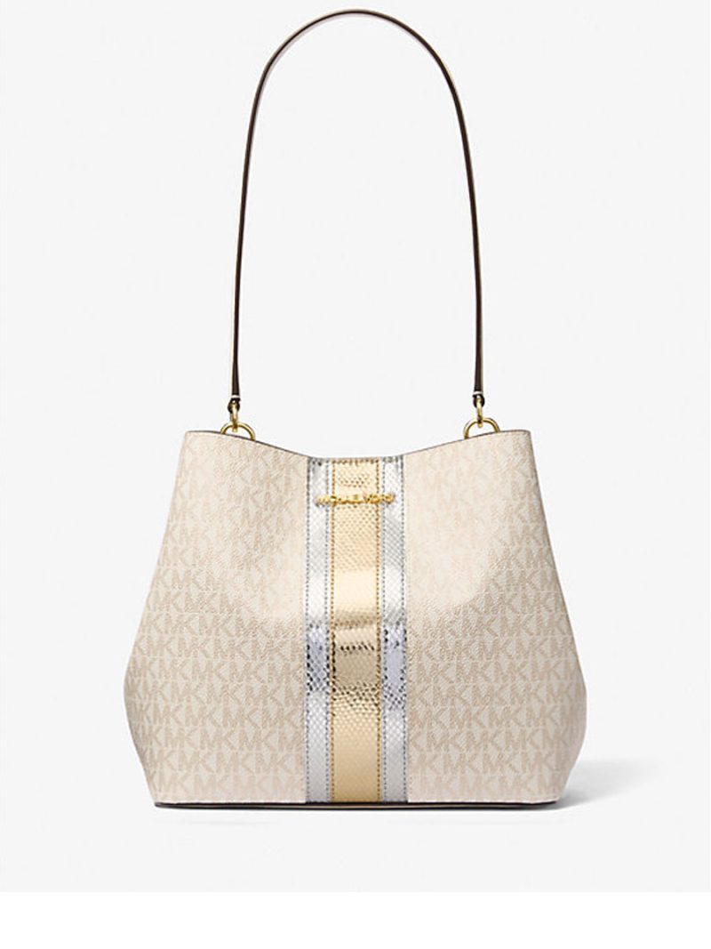 MICHAEL Michael Kors Whitney Medium Quilted Tote Bag - Image 20