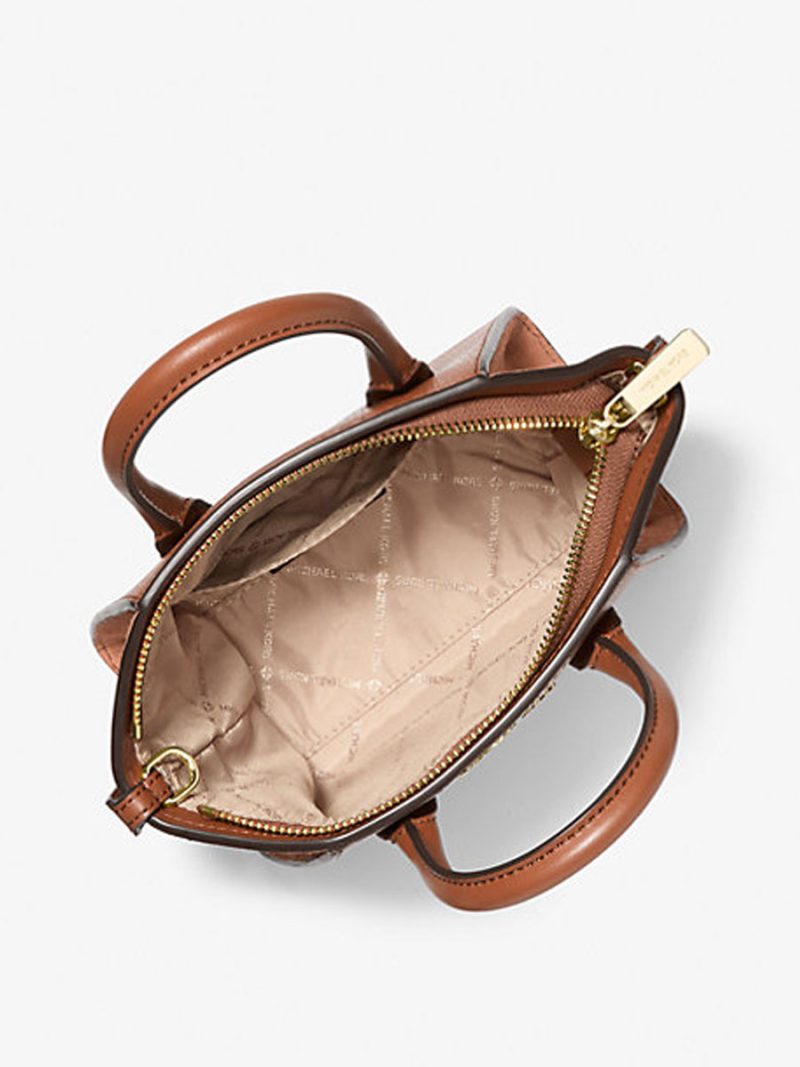 MICHAEL Michael Kors Avril Extra-Small Leather and Suede Satchel - Image 2