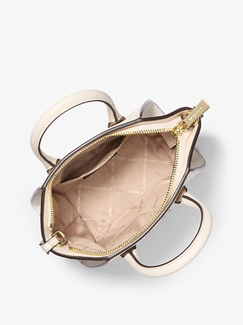 MICHAEL Michael Kors Avril Extra-Small Leather and Suede Satchel - Image 2