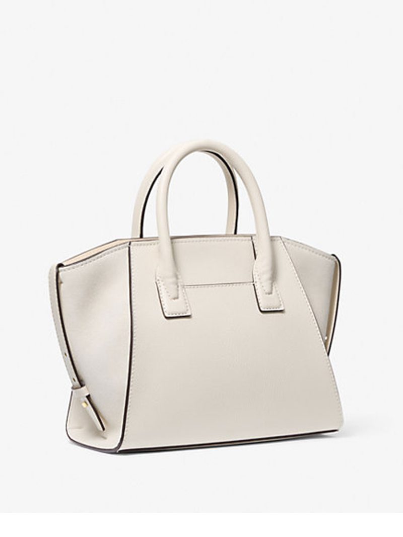 MICHAEL Michael Kors Avril Small Pebbled Leather Satchel - Image 3